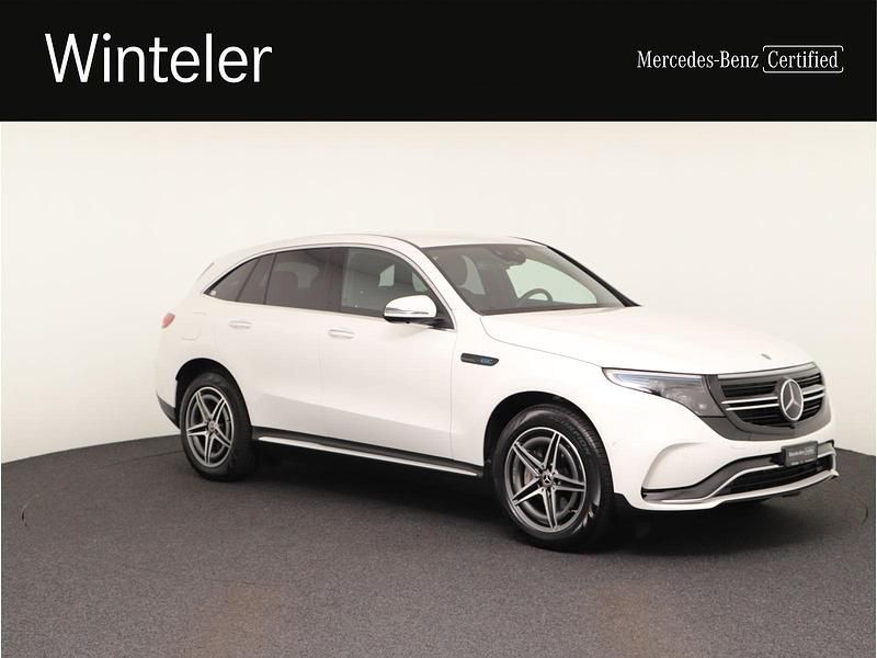 Gebraucht Mercedes EQC400 AMG line 300 kW (408 PS) 2021 Weiss SUV