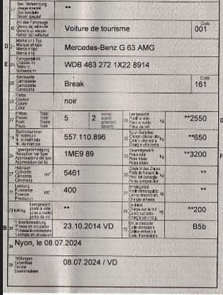 Gebraucht Mercedes G63 AMG AMG 544 PS (400 kW) 2014 SUV