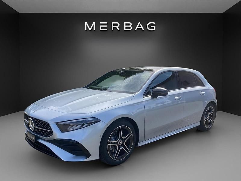 Neu Mercedes A200 Night 163 PS (119 kW) 2025 Silber Limousine