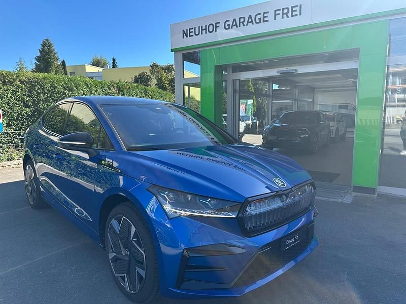 Blau Gebraucht 2024 Skoda Enyaq iV RS SUV | CHF 52’900 (Etwas zu teuer) - Bild 1/4