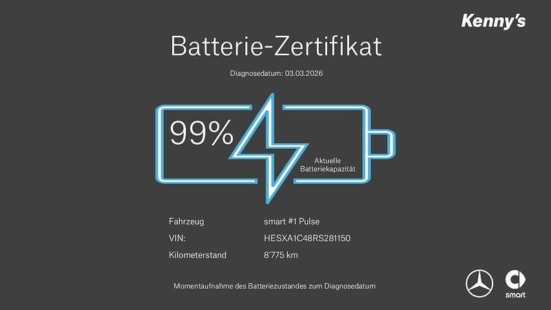 Gebraucht Smart #1 Edition #1 270 kW (368 PS) 2025 Weiss SUV
