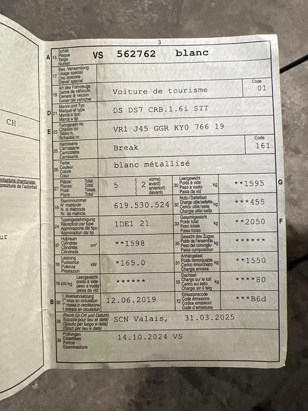 Gebraucht DS Automobiles DS7 Crossback Performance 225 PS (165 kW) 2019 SUV