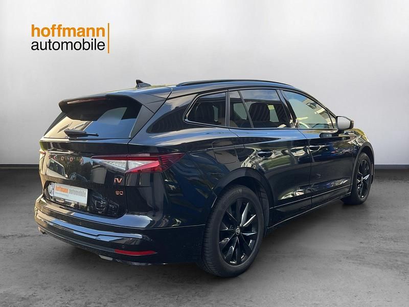 Gebraucht Skoda Enyaq iV 194 kW (265 PS) 2021 Schwarz SUV