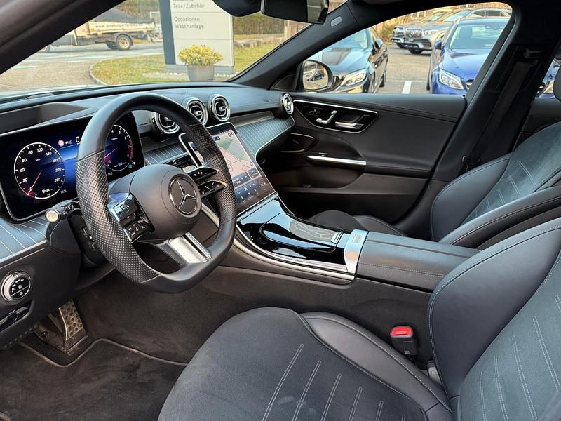 Gebraucht Mercedes C300e AMG line 258 PS (189 kW) 2022 Silber Kombi