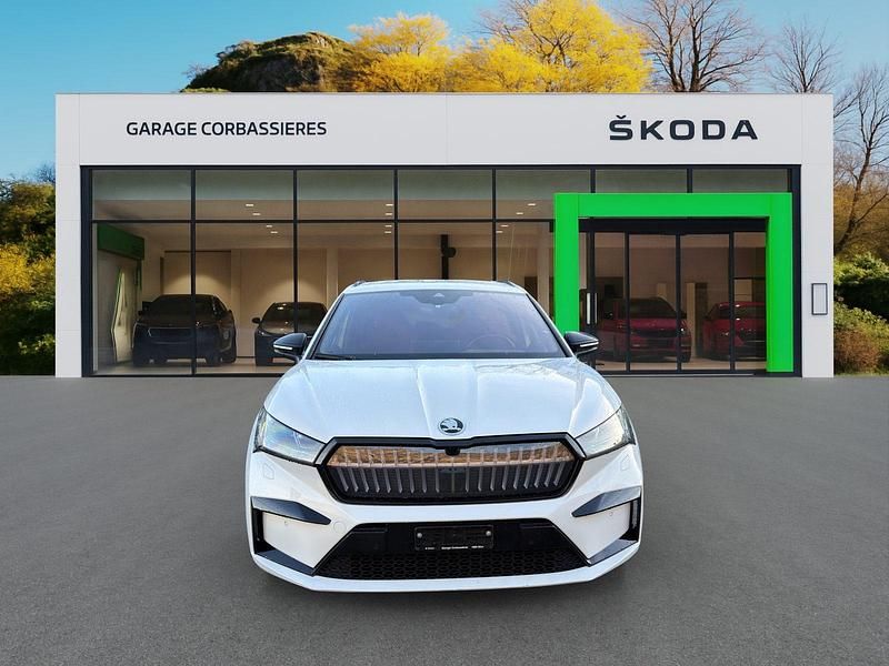 Gebraucht Skoda Enyaq iV SportLine 194 kW (265 PS) 2022 Weiss SUV
