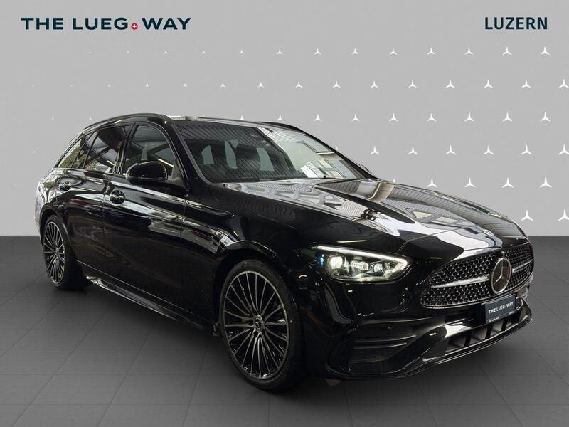 Gebraucht Mercedes C220 AMG line 197 PS (144 kW) 2025 Schwarz Kombi