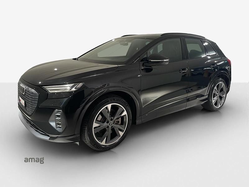 Mythosschwarz metallic Gebraucht 2021 Audi Q4 e-tron S-Line SUV | CHF 38’999 (Teuer) - Bild 1/3