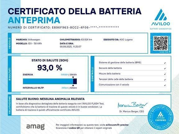 Gebraucht VW ID.3 Pro Performance 150 kW (204 PS) 2021 Mangangrau metallic  schwarz Kleinwagen