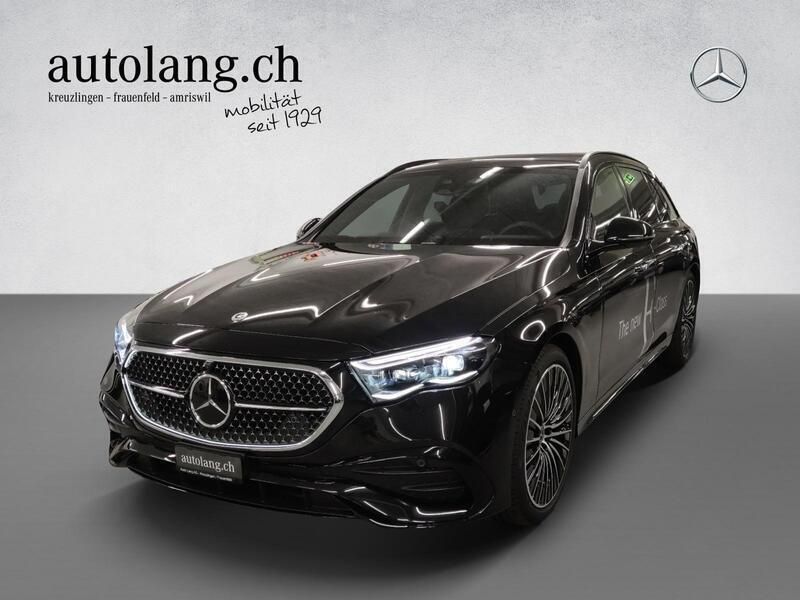 Schwarz Gebraucht 2023 Mercedes E220 AMG line Kombi | CHF 95’800 - Bild 1/4