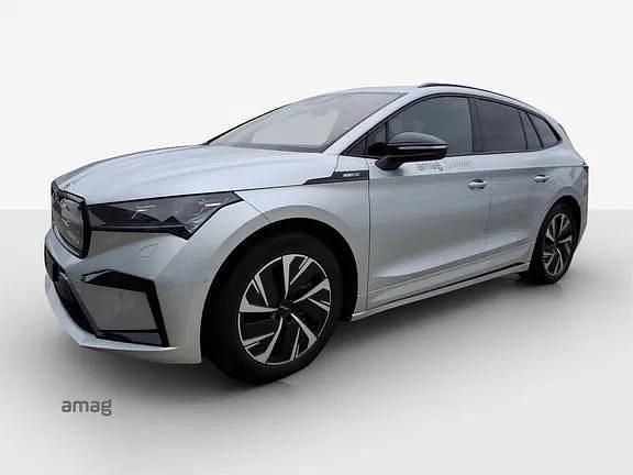 Gebraucht Skoda Enyaq iV SportLine 194 kW (265 PS) 2022 Brilliant silber, metallic SUV