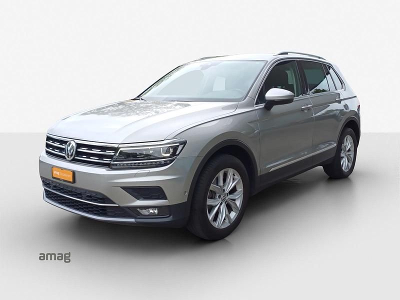 Tungsten silver metallic Gebraucht 2019 VW Tiguan Highline SUV | CHF 27’490 (Fairer Preis) - Bild 1/4