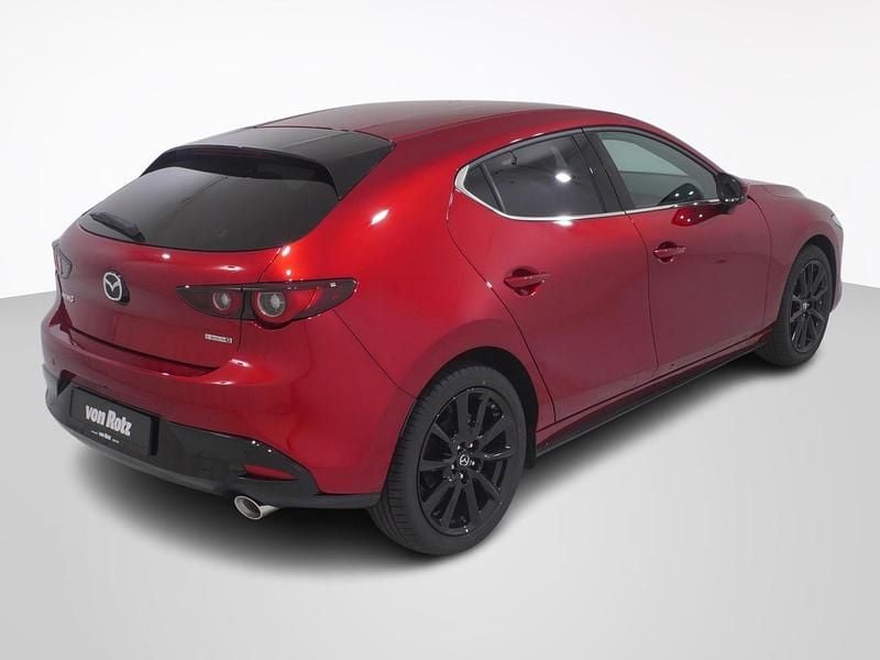 Neu Mazda 3 Exclusive-Line 185 PS (136 kW) 2025 Rot Kleinwagen