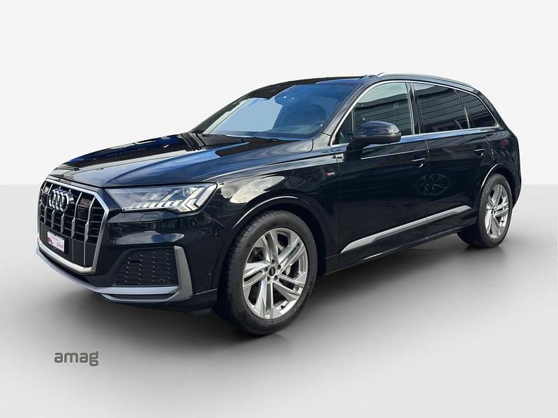 Mythosschwarz metallic Gebraucht 2021 Audi Q7 S-Line SUV | CHF 56’990 (Guter Preis) - Bild 1/4