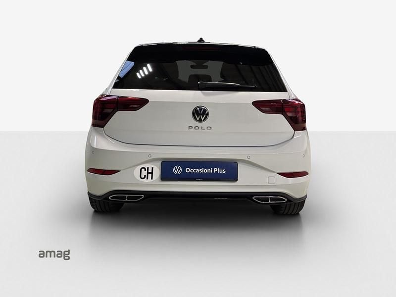 Gebraucht VW Polo R-line 95 PS (69 kW) 2022 Pure white  schwarz Kleinwagen