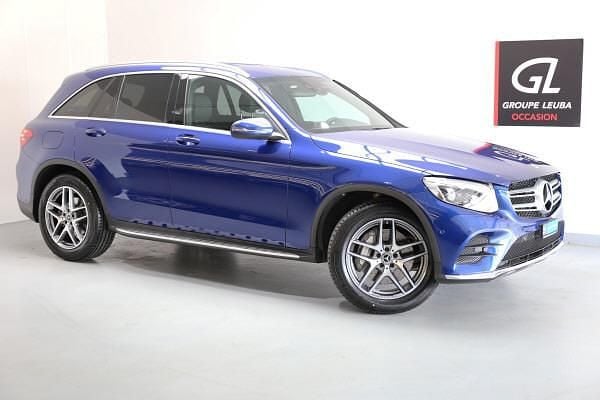 Blau Gebraucht 2019 Mercedes GLC250 AMG line SUV | CHF 26’900 (Fairer Preis) - Bild 1/4
