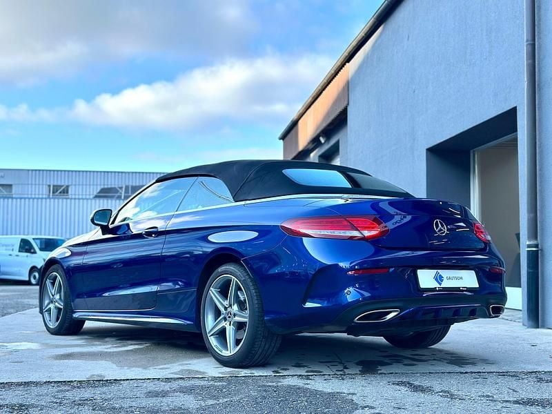 Gebraucht Mercedes C250 AMG line 211 PS (155 kW) 2017 Blau Cabrio