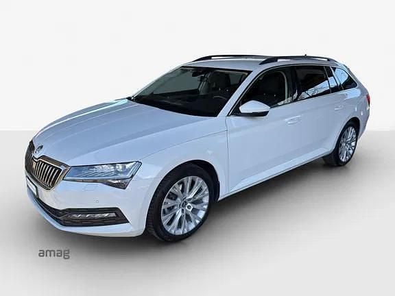 Gebraucht Skoda Superb Ambition 200 PS (147 kW) 2021 Moon weiss, metallic Kombi