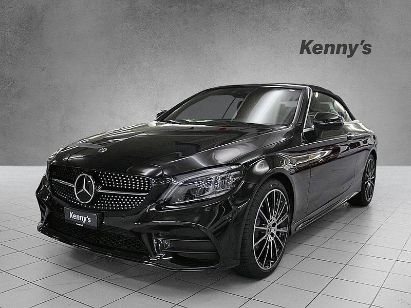 Schwarz Gebraucht 2021 Mercedes C200 AMG line Cabrio | CHF 40’890 (Fairer Preis) - Bild 1/4