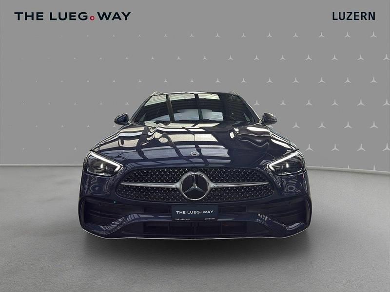 Neu Mercedes C220 197 PS (144 kW) 2025 Blau Kombi