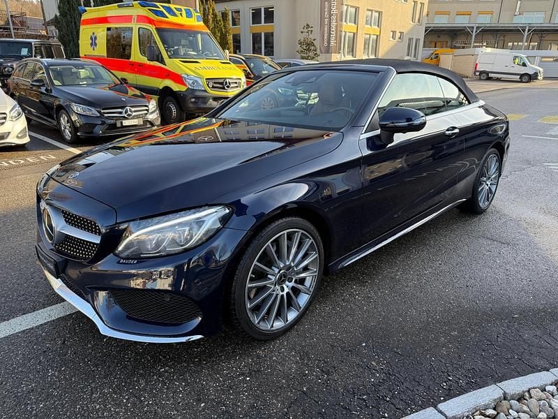 Gebraucht Mercedes C400 AMG line 333 PS (244 kW) 2017 Blau Cabrio