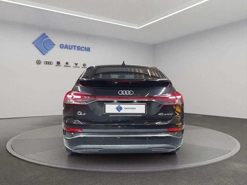 Gebraucht Audi Q4 Sportback e-tron Advanced 150 kW (204 PS) 2022 Schwarz SUV