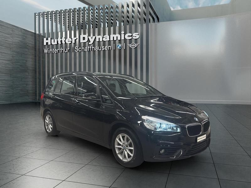 Gebraucht BMW 218 Gran Tourer Sport Line 150 PS (110 kW) 2016 Schwarz Van / Kleinbus