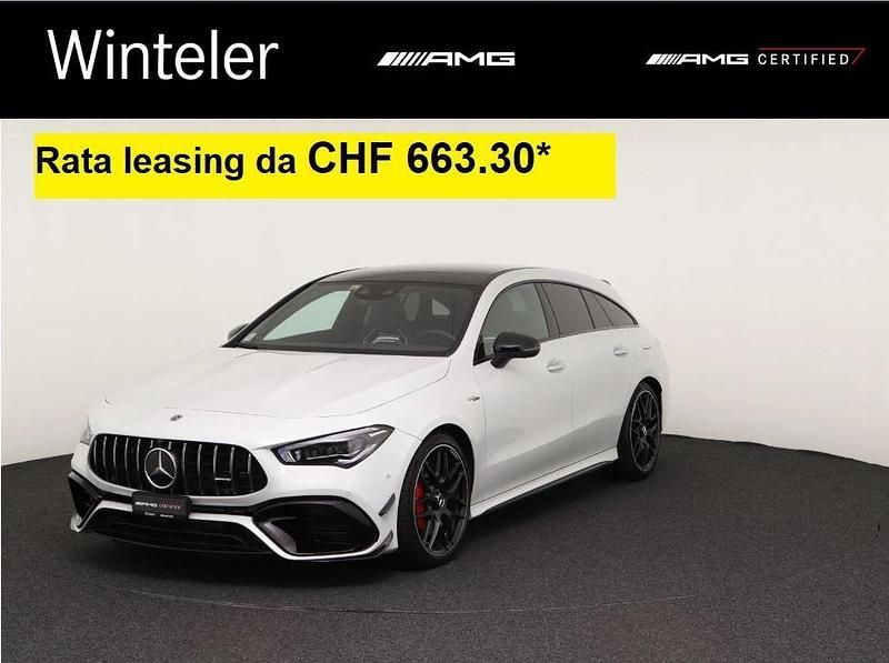 Weiss Gebraucht 2020 Mercedes CLA45 AMG Shooting Brake AMG Kombi | CHF 53’900 (Teuer) - Bild 1/4