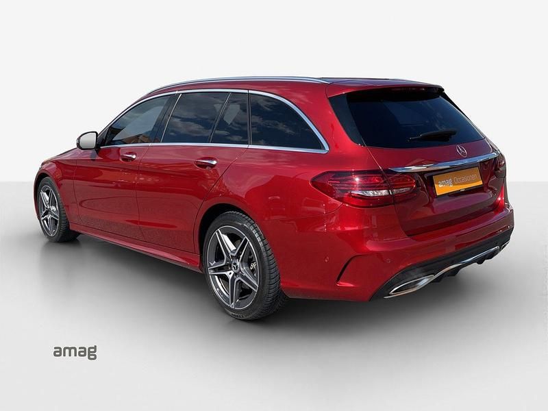 Gebraucht Mercedes C400 AMG line 333 PS (244 kW) 2020 Rot Kombi