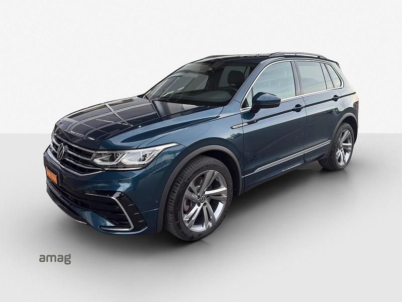 Nightshade blue metallic Gebraucht 2021 VW Tiguan R-line SUV | CHF 27’500 (Superpreis) - Bild 1/4