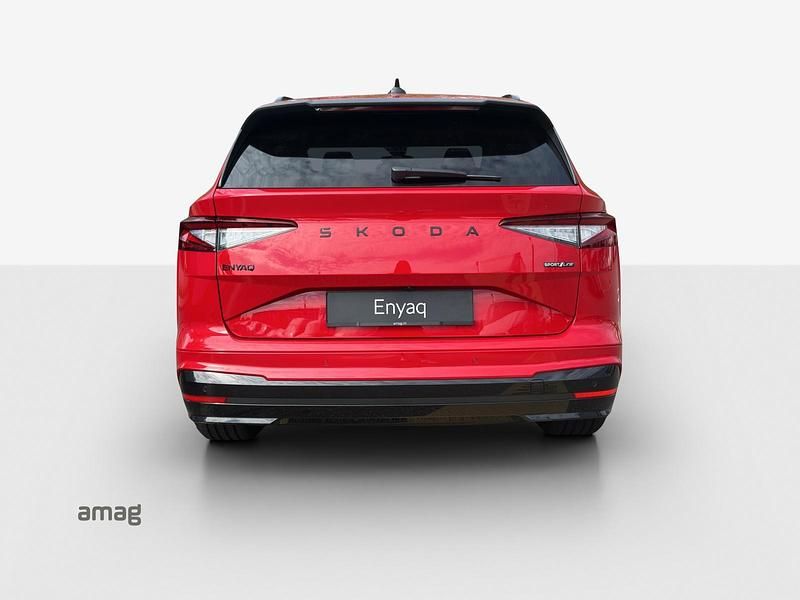 Gebraucht Skoda Enyaq iV SportLine 210 kW (286 PS) 2025 Velvet rot, metallic spezial SUV