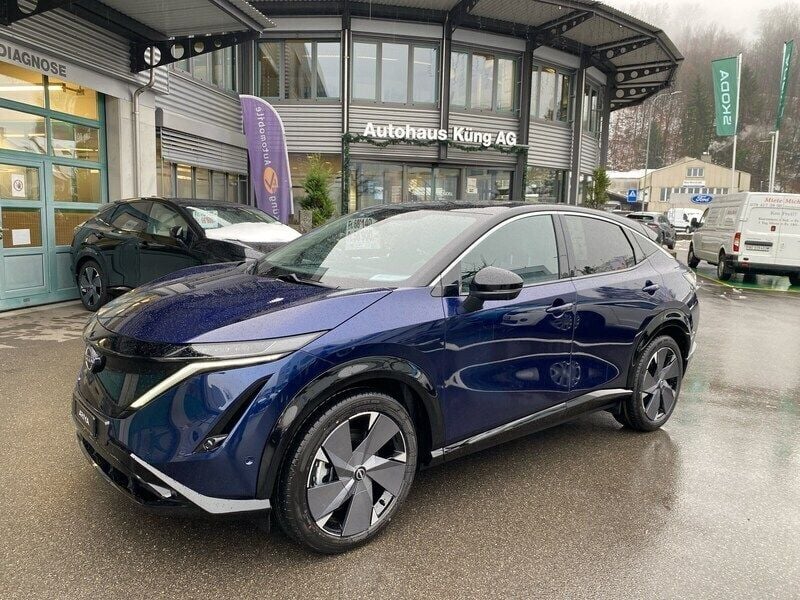 Blau Gebraucht 2024 Nissan Ariya Evolve SUV | CHF 34’900 (Superpreis) - Bild 1/4
