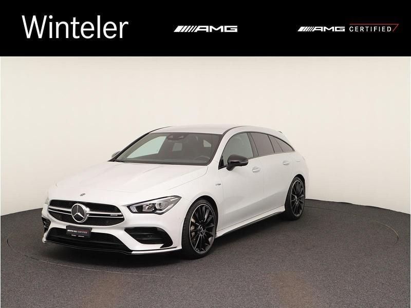 Weiss Gebraucht 2020 Mercedes CLA35 AMG Shooting Brake AMG Kombi | CHF 34’900 (Etwas zu teuer) - Bild 1/4