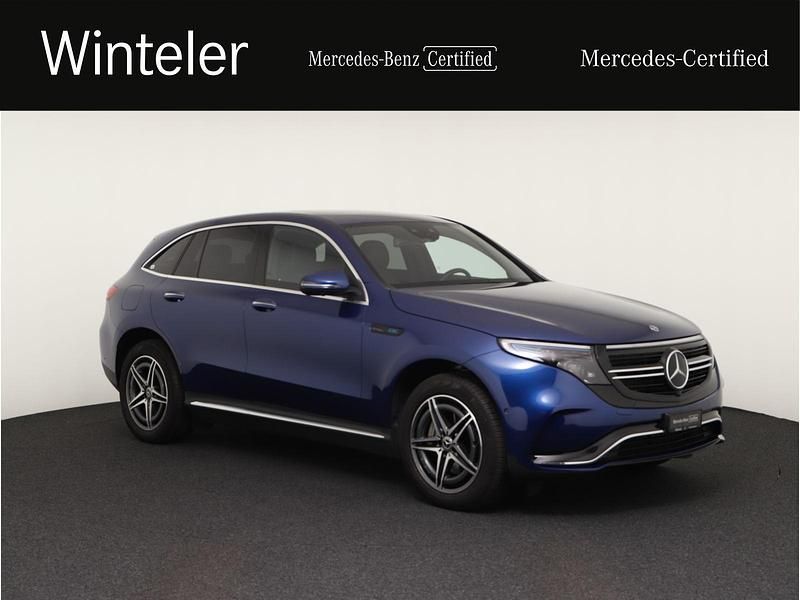 Gebraucht Mercedes EQC400 AMG line 300 kW (408 PS) 2019 Blau SUV