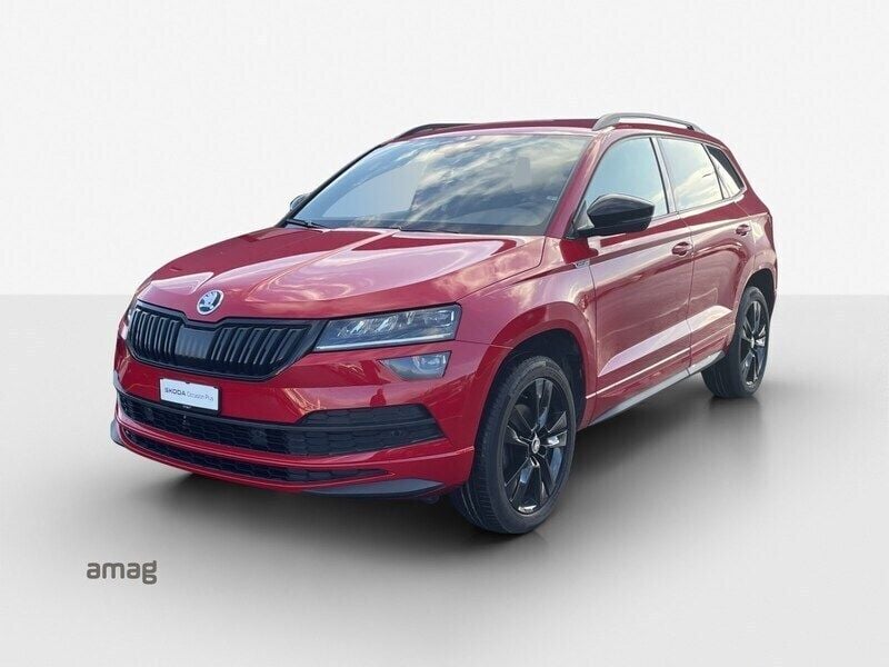 Rouge velvet, métallisée spéc. Gebraucht 2020 Skoda Karoq SportLine SUV | CHF 22’990 (Etwas zu teuer) - Bild 1/4