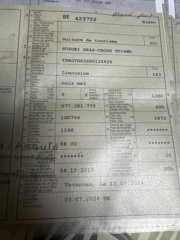 Gebraucht 2013 Suzuki SX4 S-Cross GL | CHF 3’980 - Bild 1/1
