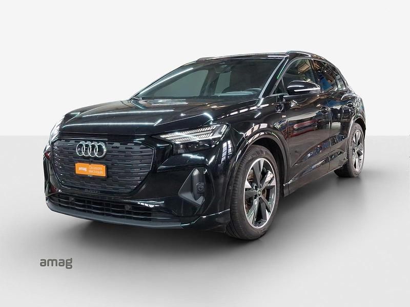 Mythosschwarz metallic Gebraucht 2023 Audi Q4 e-tron Basis SUV | CHF 36’990 (Fairer Preis) - Bild 1/4