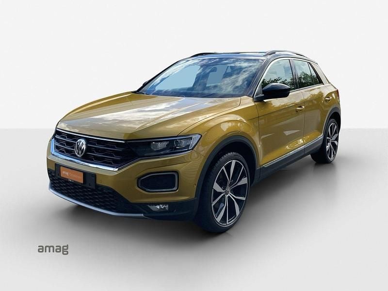 Kurkuma yellow schwarz Gebraucht 2019 VW T-Roc Advance SUV | CHF 21’990 (Guter Preis) - Bild 1/4