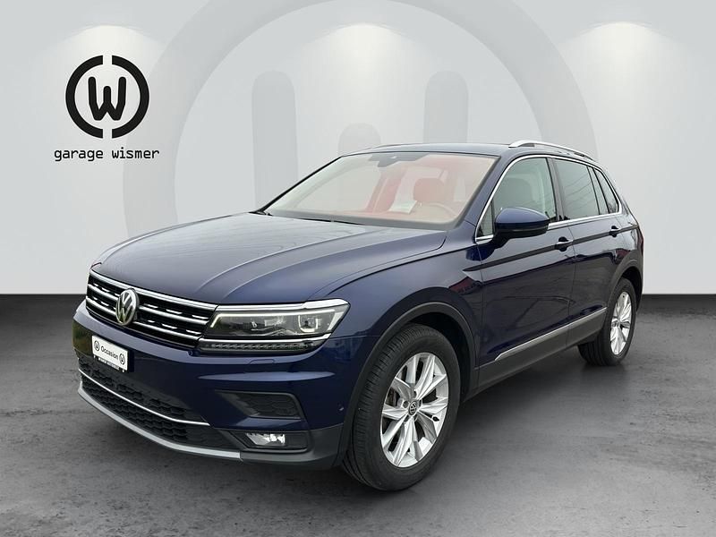 Blau Gebraucht 2019 VW Tiguan Highline SUV | CHF 21’555 (Superpreis) - Bild 1/4