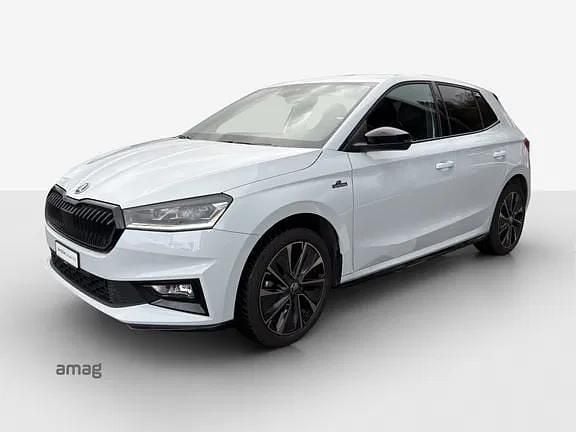 Gebraucht Skoda Fabia Monte Carlo 110 PS (80 kW) 2024 Moon weiss, metallic Kleinwagen