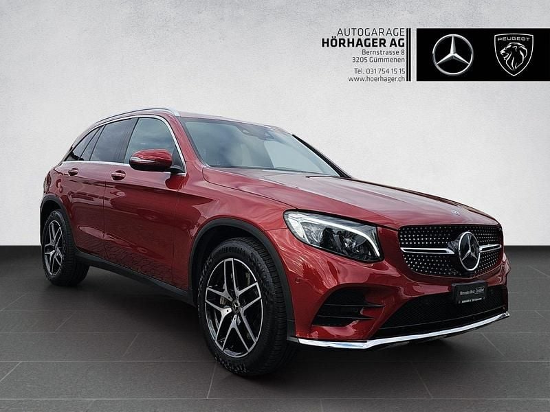 Rot Gebraucht 2018 Mercedes GLC250 AMG line SUV | CHF 35’800 - Bild 1/4