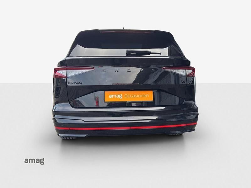 Gebraucht Skoda Enyaq iV RS 219 kW (299 PS) 2023 Magic schwarz, perleffekt SUV