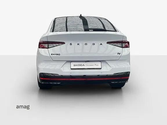 Gebraucht Skoda Enyaq iV RS 219 kW (299 PS) 2023 Moon weiss, metallic SUV
