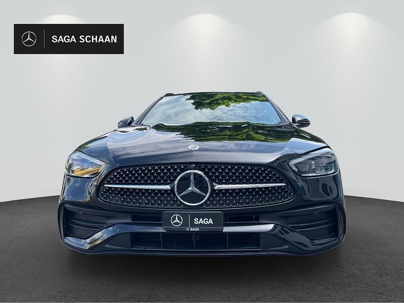 Neu Mercedes C220 AMG line 197 PS (144 kW) 2025 Schwarz Kombi