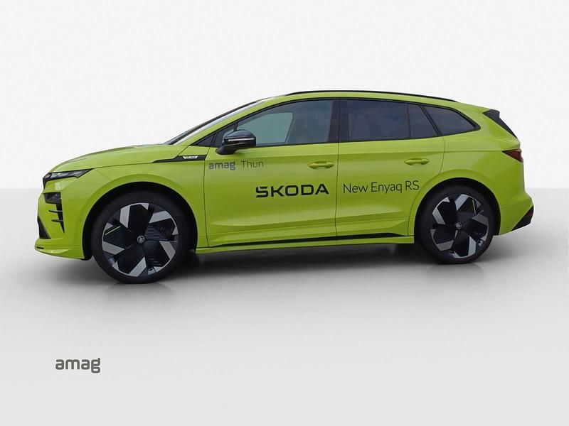 Gebraucht Skoda Enyaq iV RS 250 kW (340 PS) 2025 Mamba grün, spezial SUV