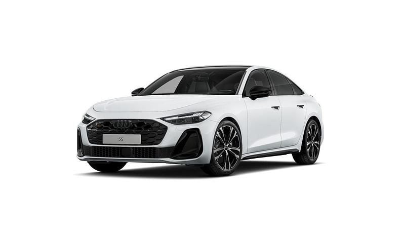 Neu Audi S5 Ambiente 368 PS (270 kW) 2025 Gletscherweiss metallic Limousine