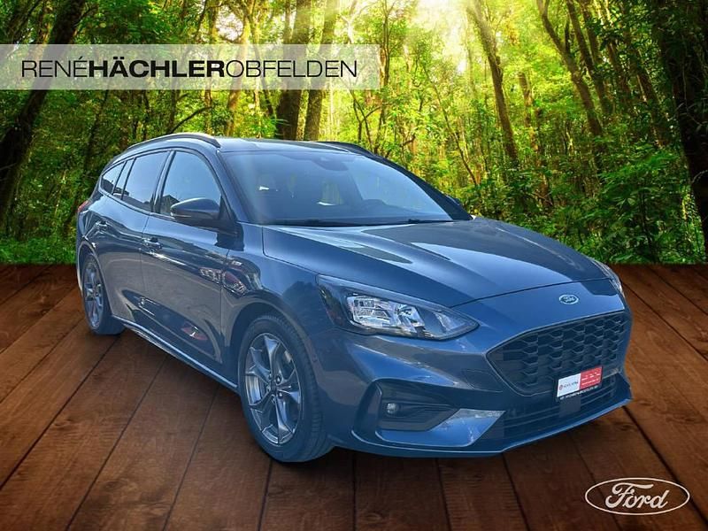 Gebraucht Ford Focus ST-Line 125 PS (91 kW) 2020 Blau Kombi