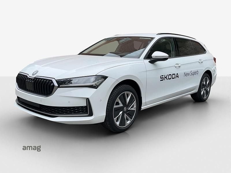 Gebraucht Skoda Superb Selection 150 PS (110 kW) 2024 Purity weiss, uni Kombi