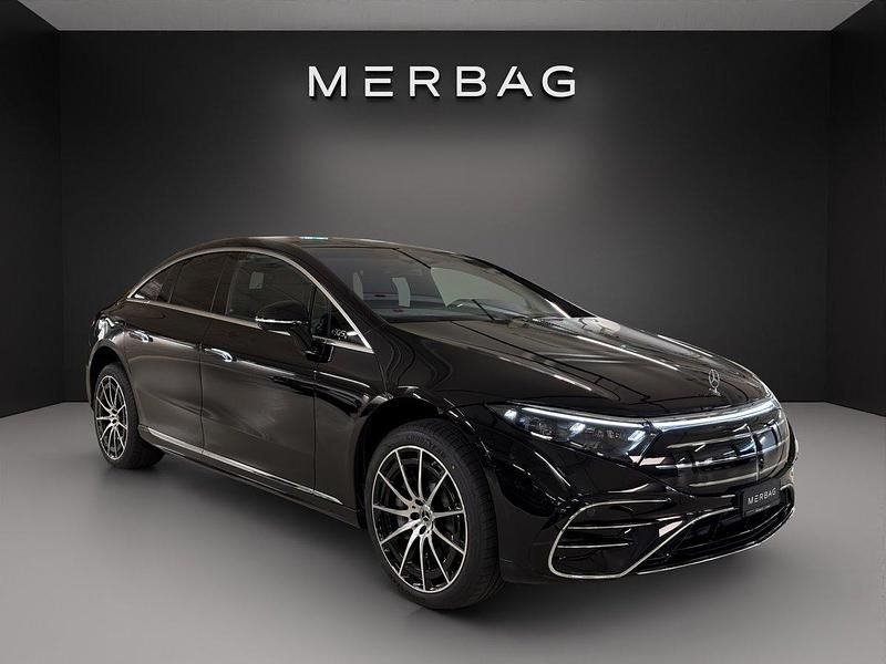 Neu Mercedes EQS580 Executive 385 kW (524 PS) 2025 Schwarz Limousine