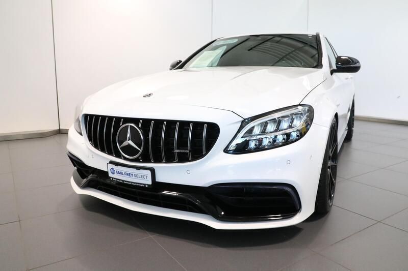 Weiss Gebraucht 2019 Mercedes C63 AMG AMG Limousine | CHF 55’620 (Fairer Preis) - Bild 1/4