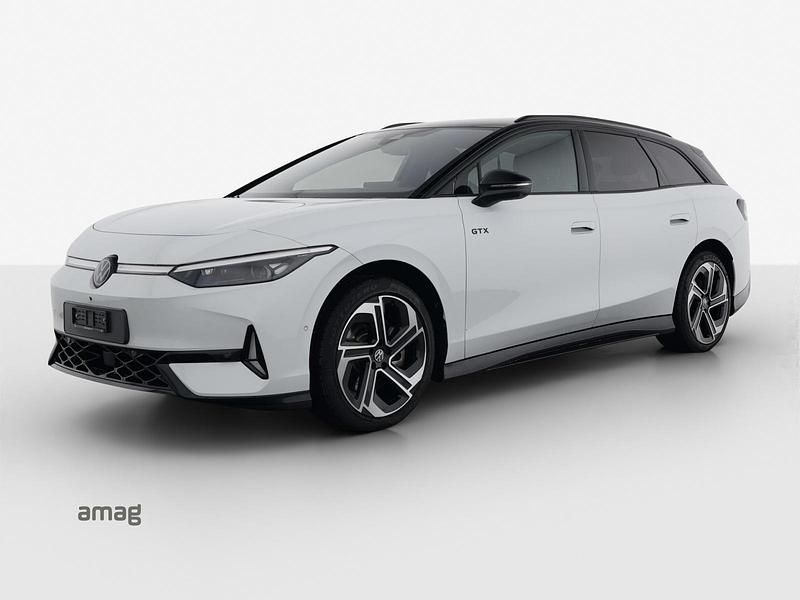 Gebraucht VW ID.7 GTX 250 kW (340 PS) 2025 Gletscherweiss metallic  dachlackierung schwarz uni Kombi